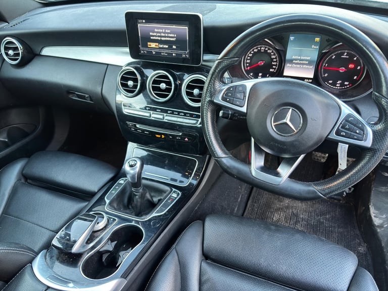 2017 MERCEDES BENZ C CLASS C220 AMG LINE 2.1 DIESEL DAMAGED SALVAGE CAT N 