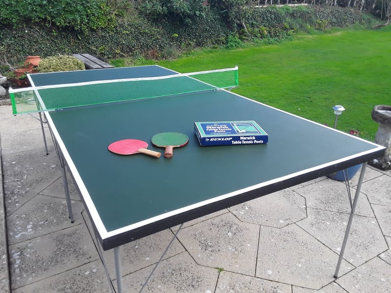 image for TABLE TENNIS TABLE, POSTS, NET & 2 BATS