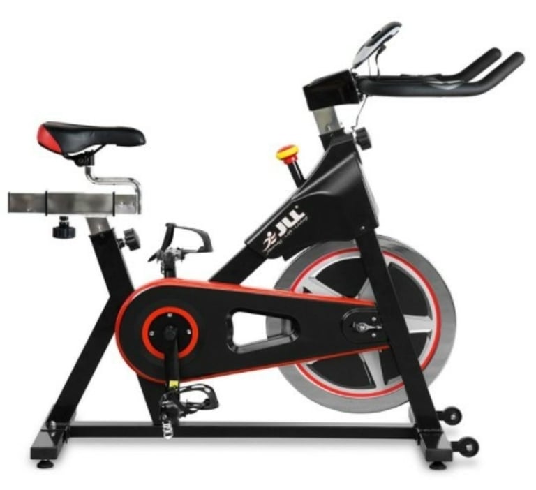 image for JLL IC300 Indoor Spin Bike – 18kg Flywheel – Home Gym Exercise Bike l spinning bike 