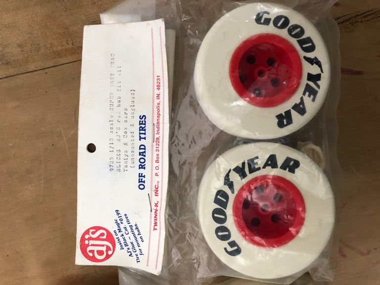 Ajs off road tires front and back