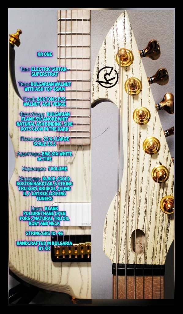 image for Brand new kr one guitar