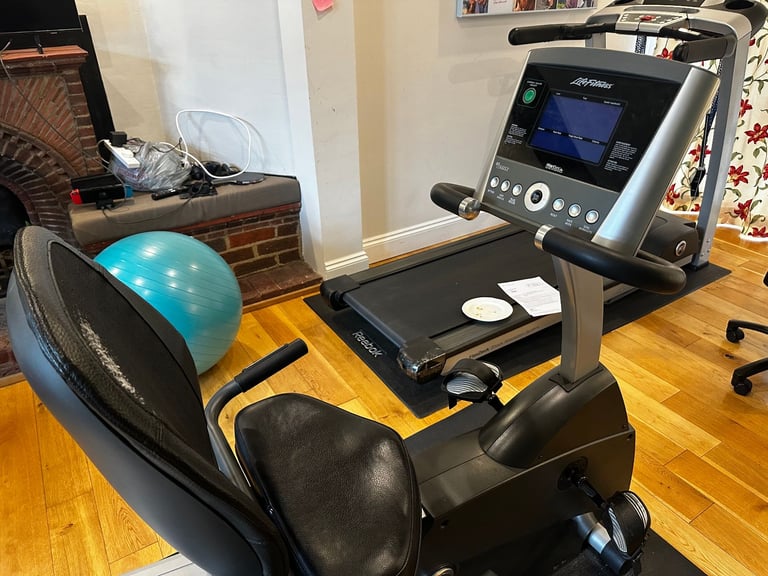 LifeFitness Recumbent Bike in great condition for sale - collection only