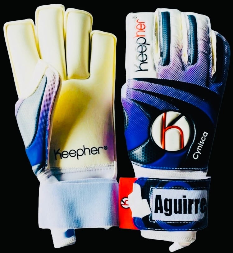New KEEPHER ‘Cynisca’ AJA AGUIRRE Player Issue Womens Goalkeeper Gloves UK Size 8