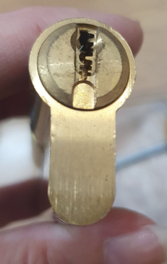 Unbranded Euro Cylinder Double Door Lock 6 pin 35/45 80mm + 3 keys