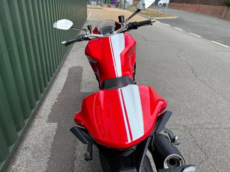 Ducati Monster 1200S White Stripe 2015 Red 23k Full Ducati History Ohlins
