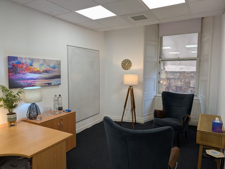 image for Talking therapy room/office available in Glasgow city centre on Thursdays and Fridays