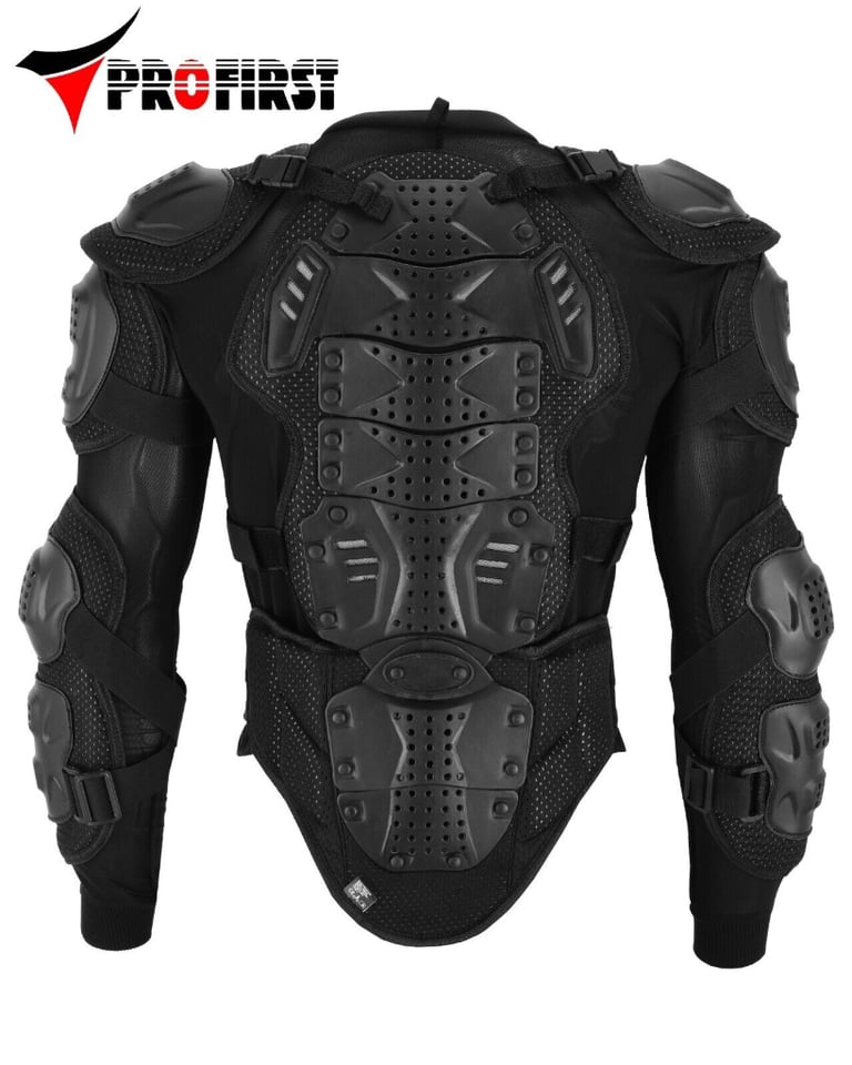 NEW - Profirst Body Armour Motorcycle Motorbike Motocross Spine Protector Guard Bionic Jacket