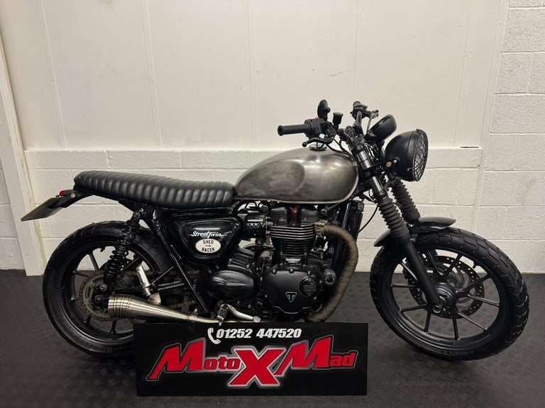image for 2016 Triumph Bonneville Street Twin with tasteful customisations
