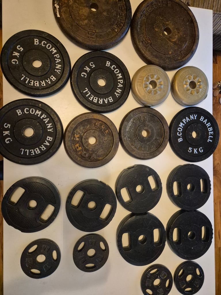 image for Bundle of weights & dumbbell 