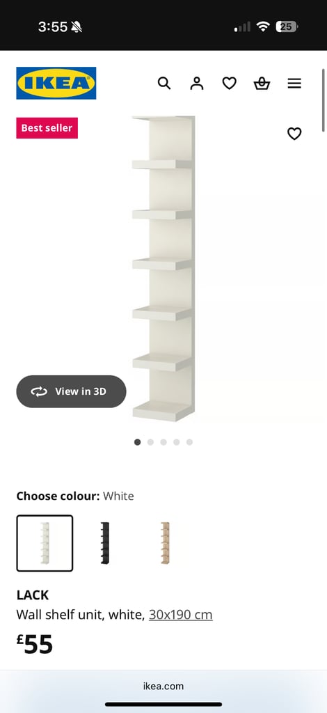 image for IKEA Lack Shelving Unit - Shelf