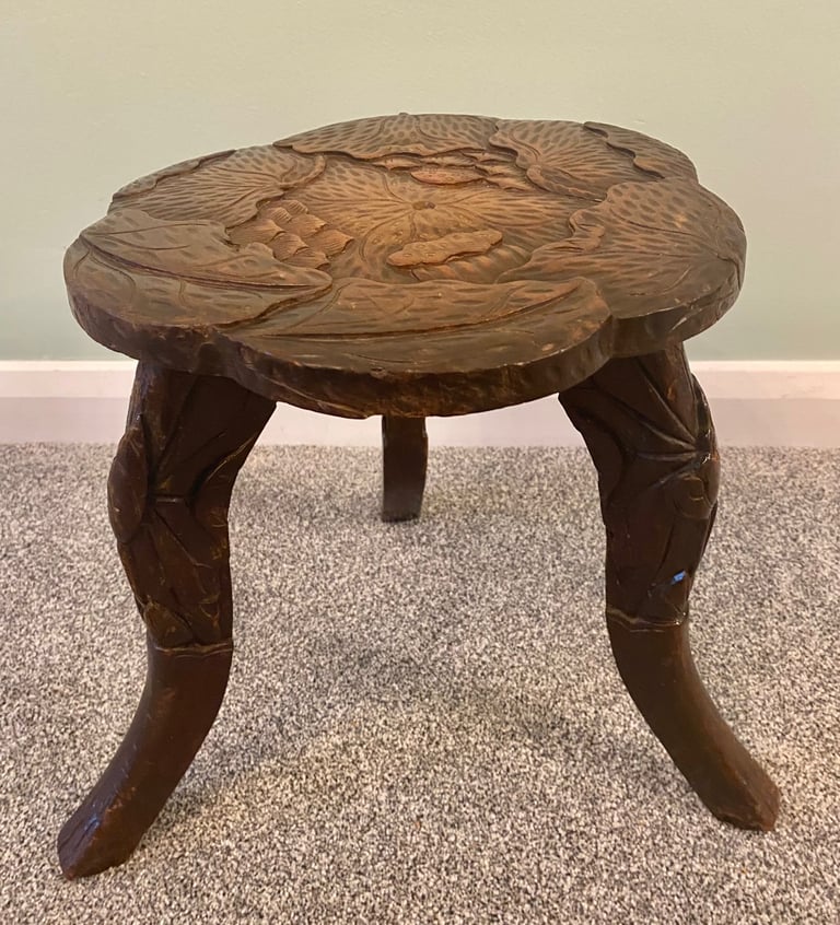 LIBERTY LONDON ANTIQUE JAPANESE STOOL / TABLE / LAMP / PLANT STAND ETC 