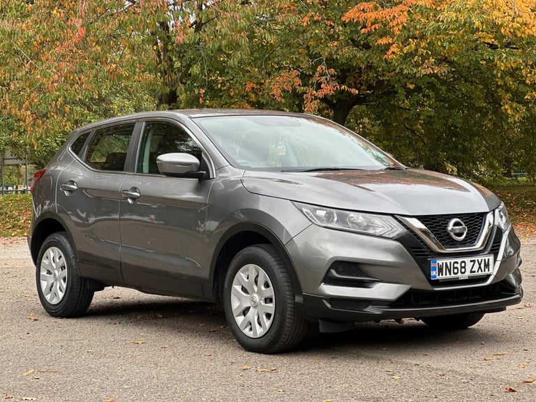 NISSAN QASHQAI 2018 1.5 DCI VISIA DIESEL LOW MILEAGE 51,000 LONG M.O.T EXCELLENT CONDITION GREY