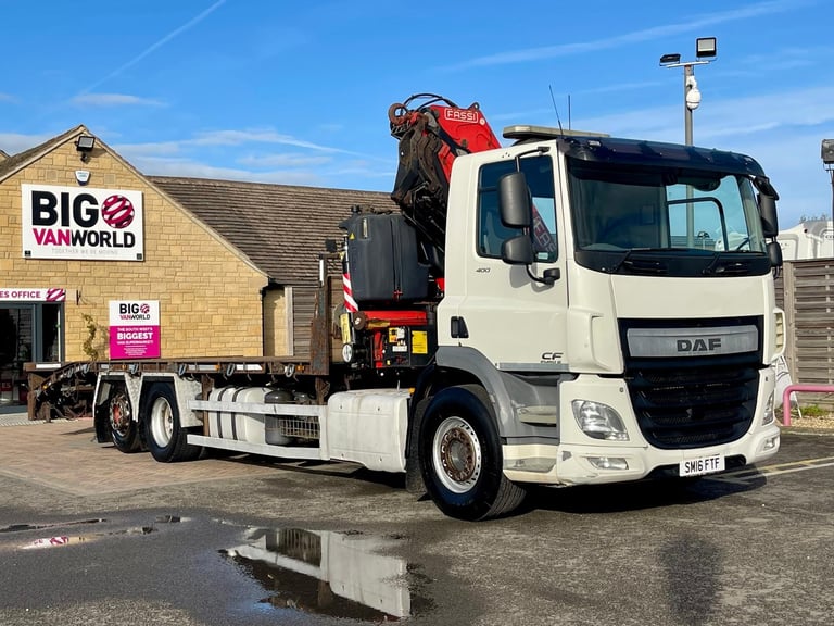 2016 DAF CF 410 FAN 26TONNE CHEESEWEDGE BEAVERTAIL PLANT CRANE
