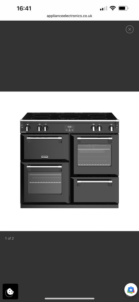 image for STOVES ST Richmond S1000Ei MK22 100cm Electric Induction Range Cooker - Black -