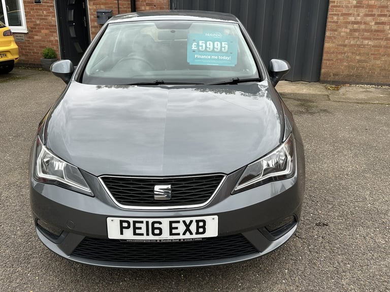 SEAT IBIZA 1.0 Vista Grey Manual Petrol 2016 - ac, FSH, Long mot.