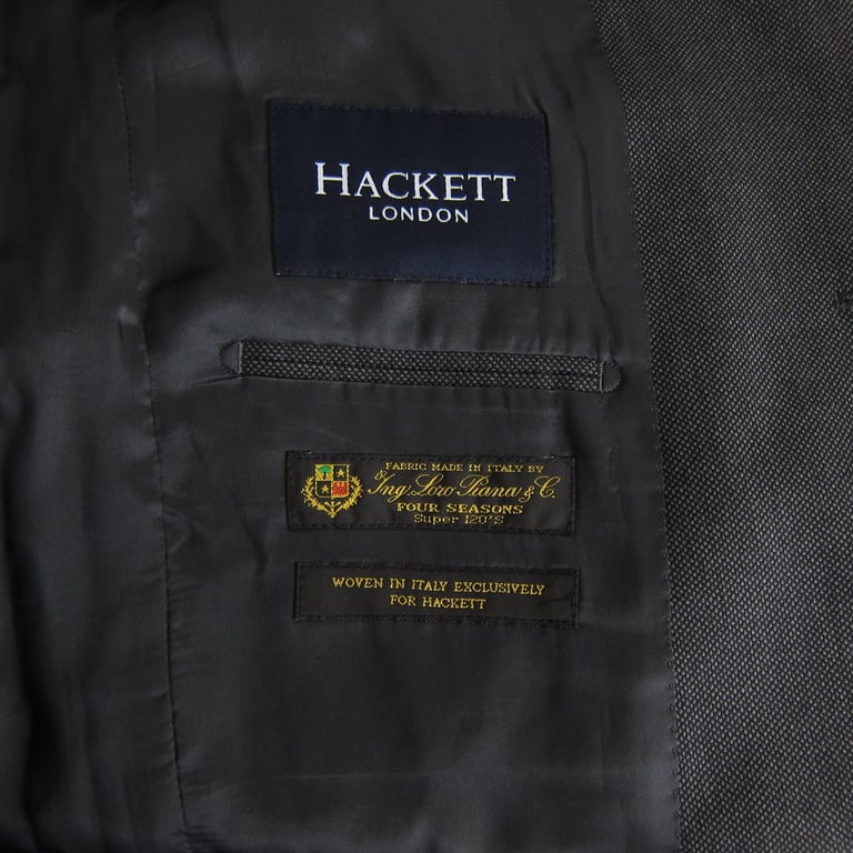 HACKETT LONDON MENS - DARK GREY JACKET RRP: £450