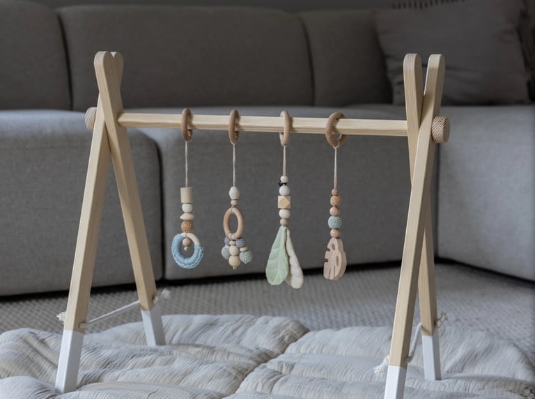 image for Wooden Baby Gym 