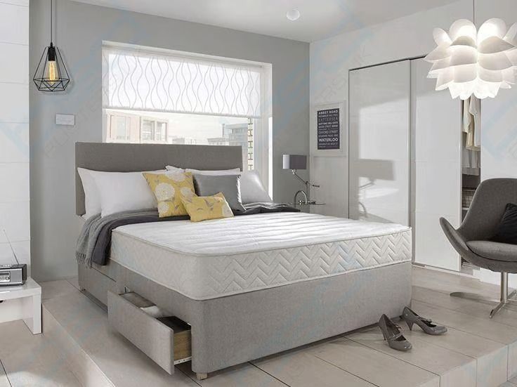 image for DIVAN 4FT Small Double Bed Base With Storage Drawers + Mattress ¬¬ Today Delivery _ 20% Off COD