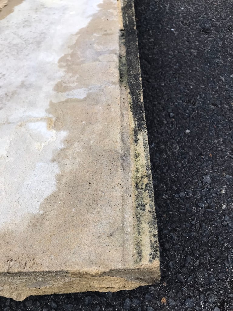 Sandstone twice weathered reclaimed coping stones