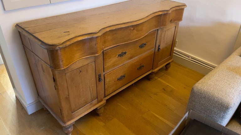 ‘Distressed pine’ vintage sideboard
