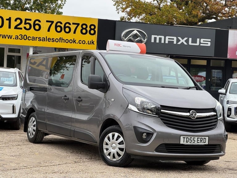 image for 2019 Vauxhall Vivaro 2900 1.6CDTI BiTurbo 125PS Sportive H1 D/Cab PANEL VAN DIESEL Manual