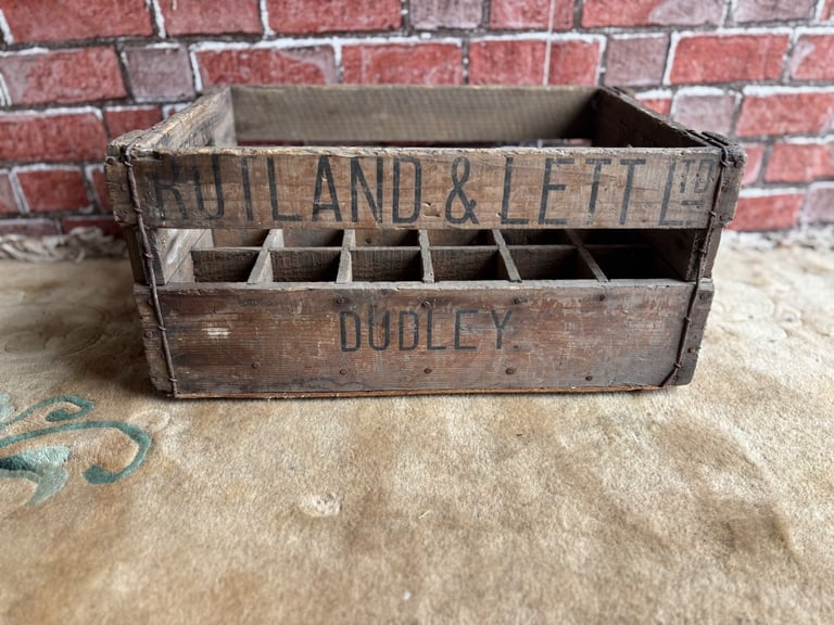 image for A Vintage rustic Wooden bottle create,with original written.