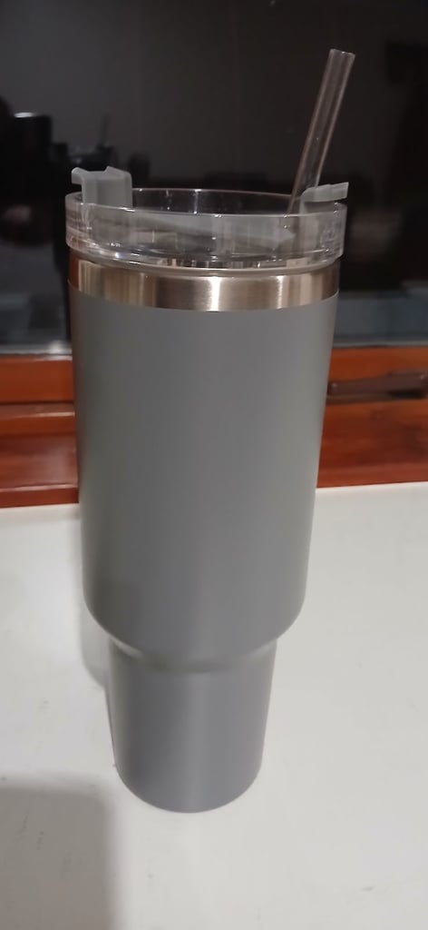 2 x Tumbler Cup Thermal Insulated 40oz 1200ml with Straws
