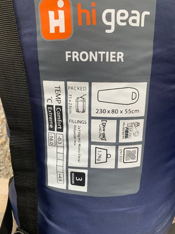 Hi Gear Frontier Sleeping Bags x Two Four Single Airbeds in Morpeth Northumberland Gumtree
