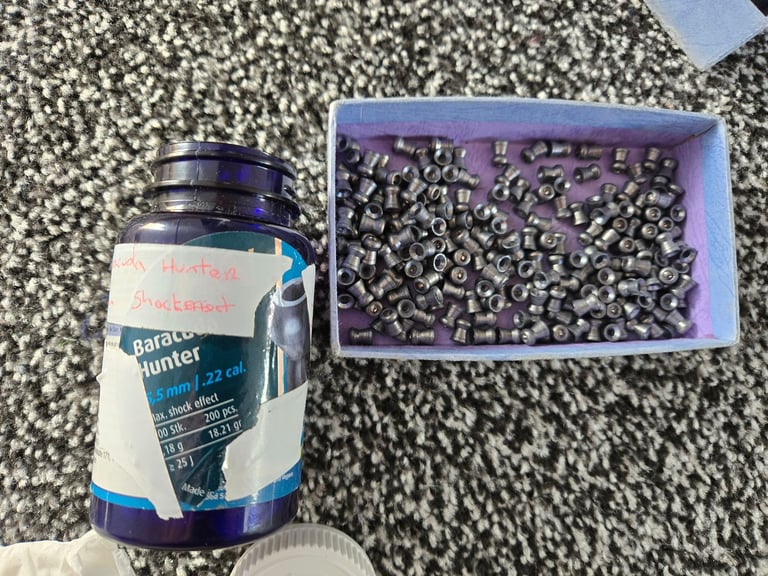 image for Barracuda hunter 22 calibre pellets 