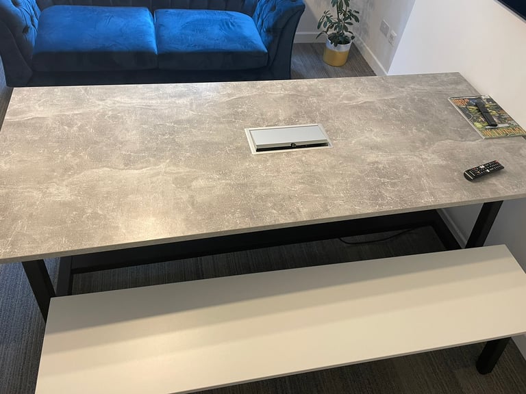 Boardroom Table/Desk & Benches 
