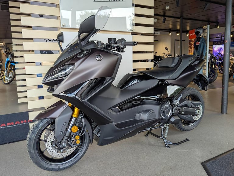 IN STOCK NOW! - NEW Yamaha TMAX Tech MAX. Dark Magma. £14,000 On The Road