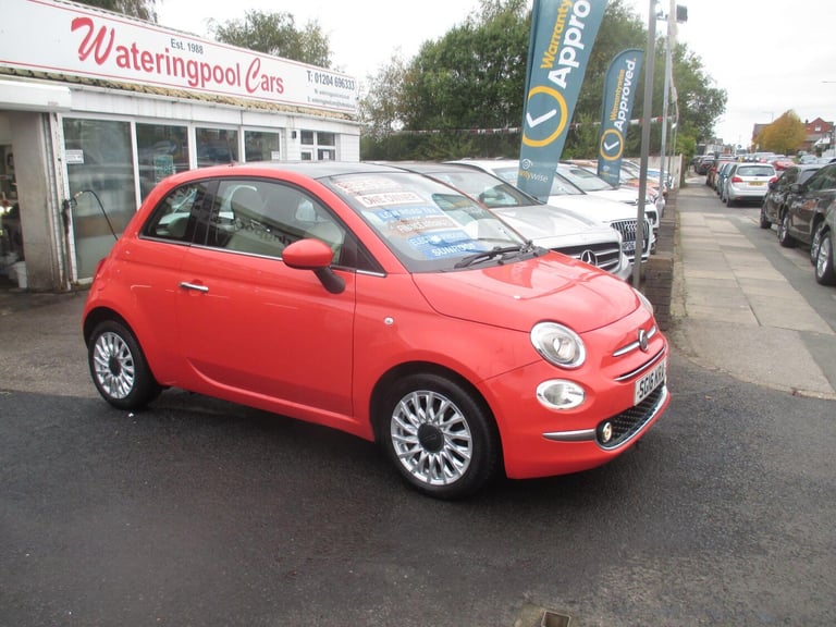 2016 Fiat 500 0.9 TwinAir Lounge Euro 6 (s/s) 3dr HATCHBACK Petrol Manual