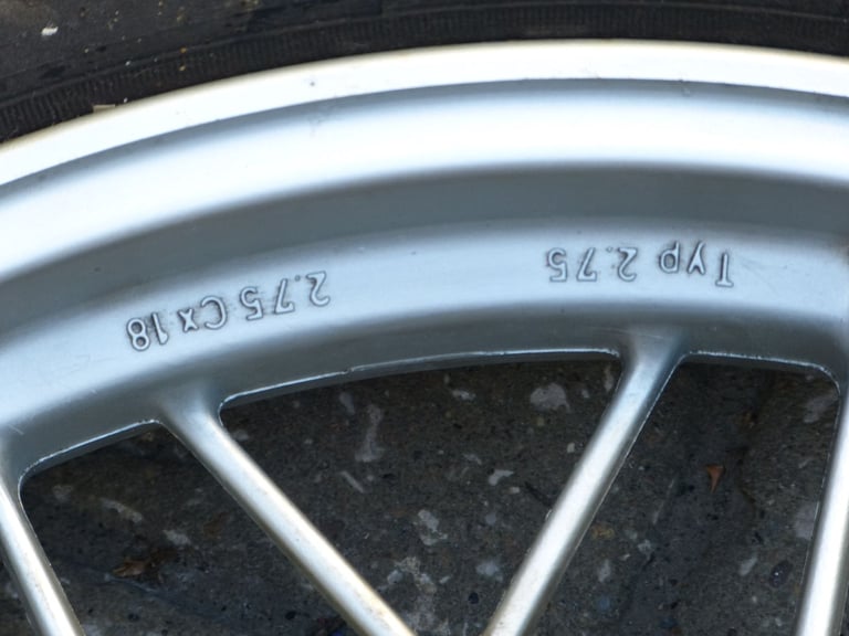 BMW R100RT Classic Motorcycle Rear Wheel (Snowflake)