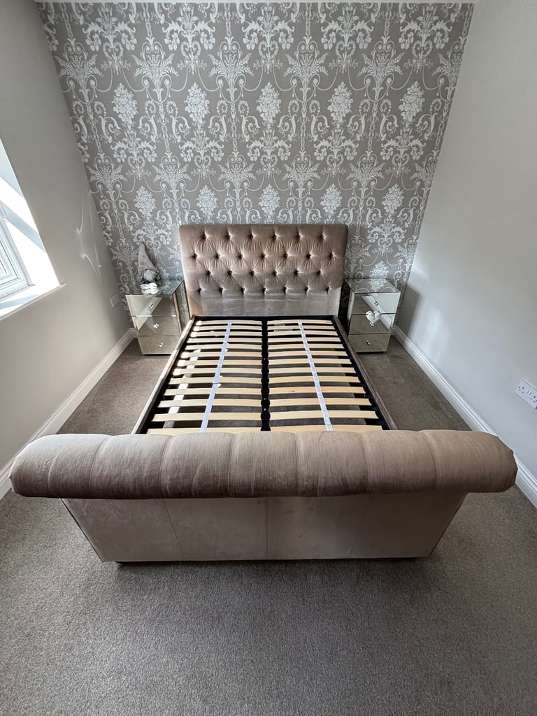 Next Double Sleigh Bed 