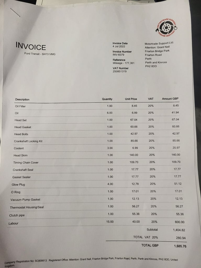 image for Ford, TRANSIT, Panel Van, 2013, Manual, 2198 (cc)