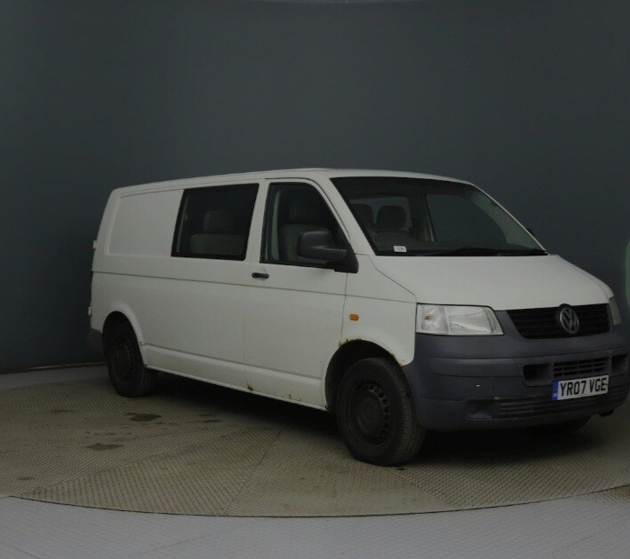 VOLKSWAGEN TRANSPORTER 2.5TDI PD 130PS KOMBI CREW 6 SEATER WINDOW VAN LONG MOT