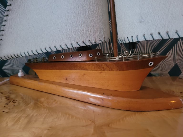 Art Deco 1930's boat builders yacht lamp in vgc fully working and pat tested 