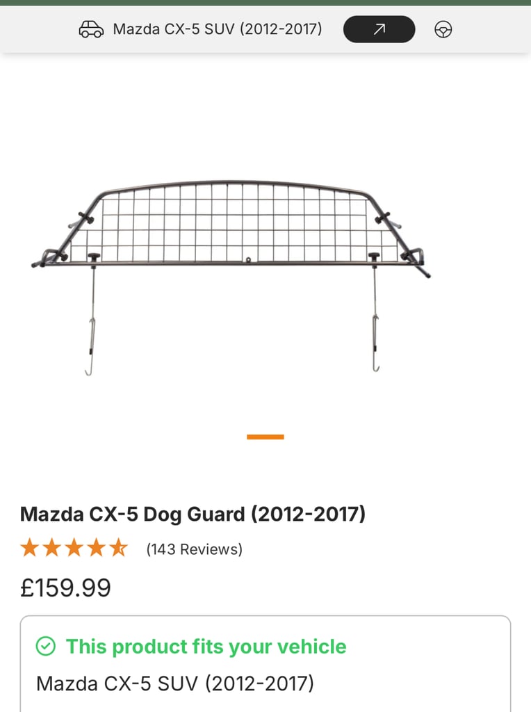 Mazda CX-5 Dog Guard