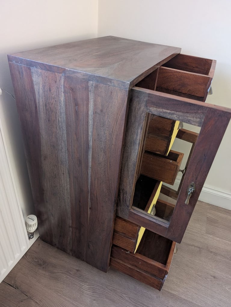 Solid wood sideboard cabinet 