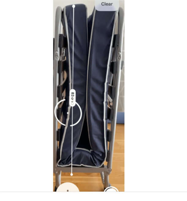 EVERGREENWEB Folding Bed Frame with strong Iron AND MATTRESS RRP £259