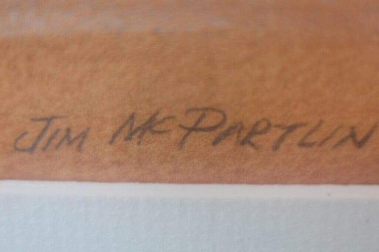 Coastal Seascape, Figures on a Beach, painting by Irish artist Jim McPartlin