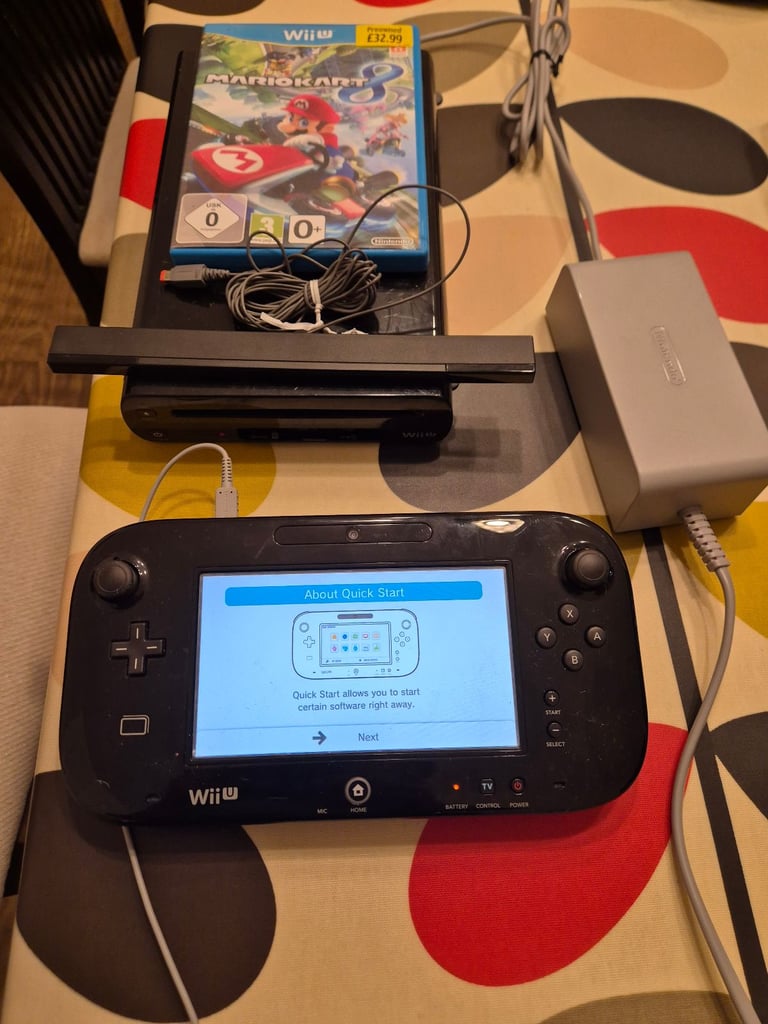 image for Wii u console with mario cart game