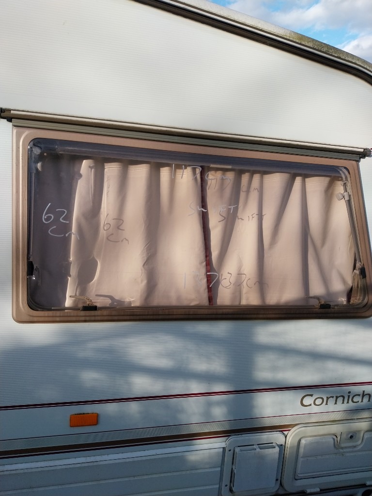 image for 90s swift corniche caravan side window 