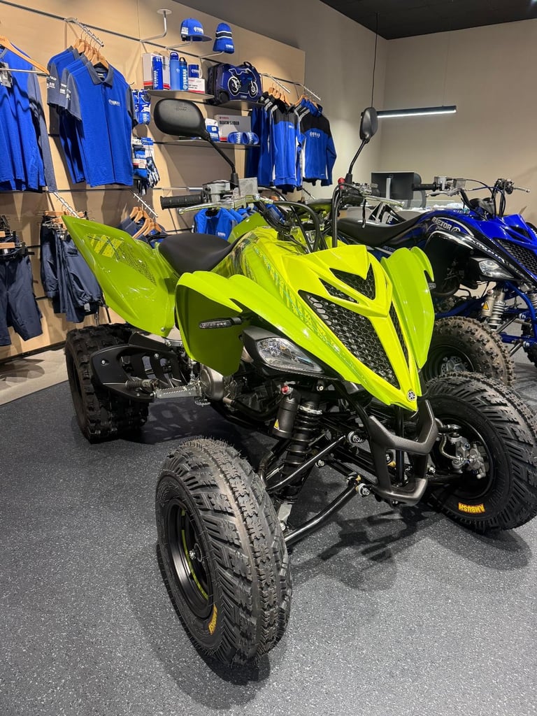 New Yamaha YFM700 Raptor 2025 SE Road Legal Quad Acid Green In Stock !!!!