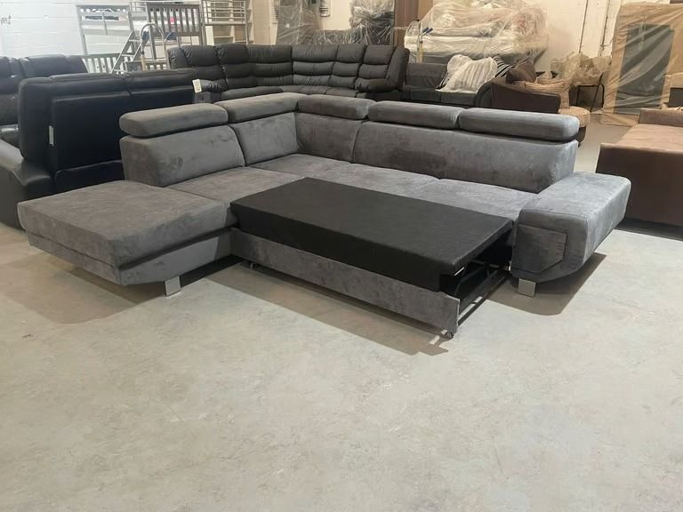 image for Artic Corner Ottoman Sofa Bed 🪑 – Converts in Seconds | Free & Fast Delivery **