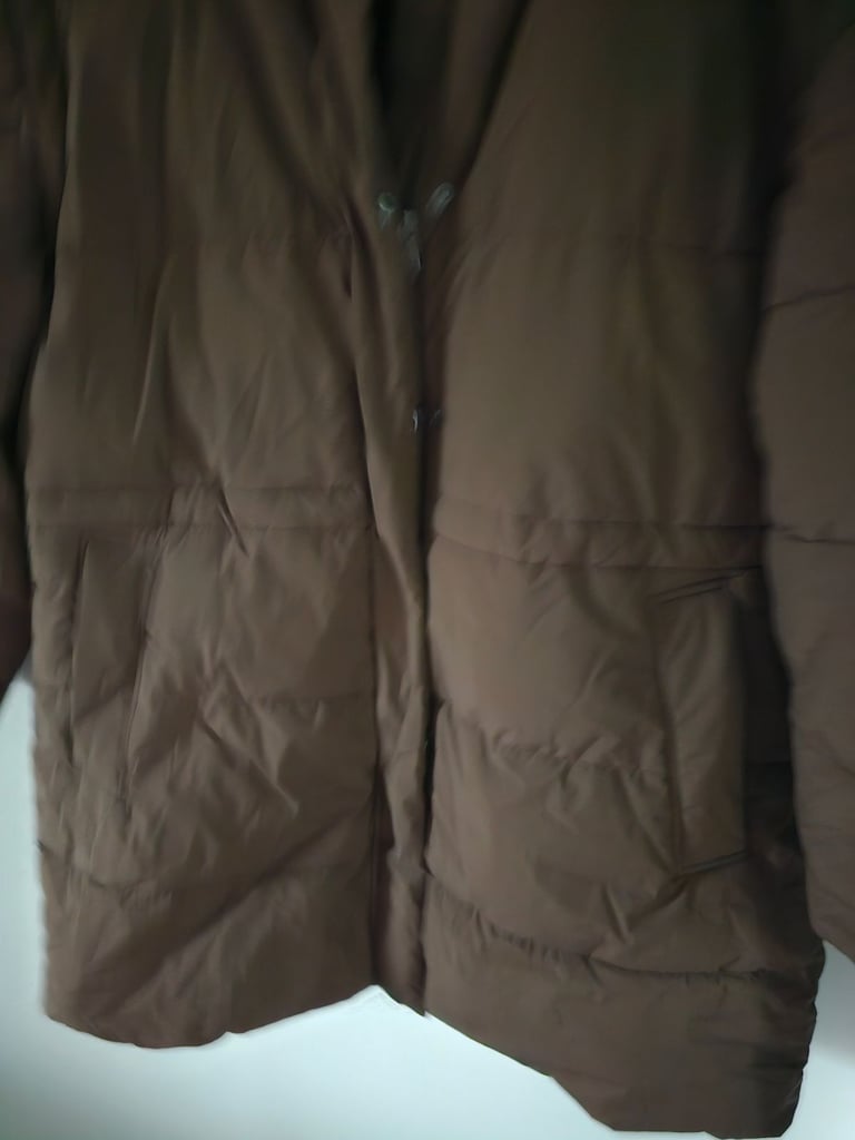 Women dark brown coat 2XL 
