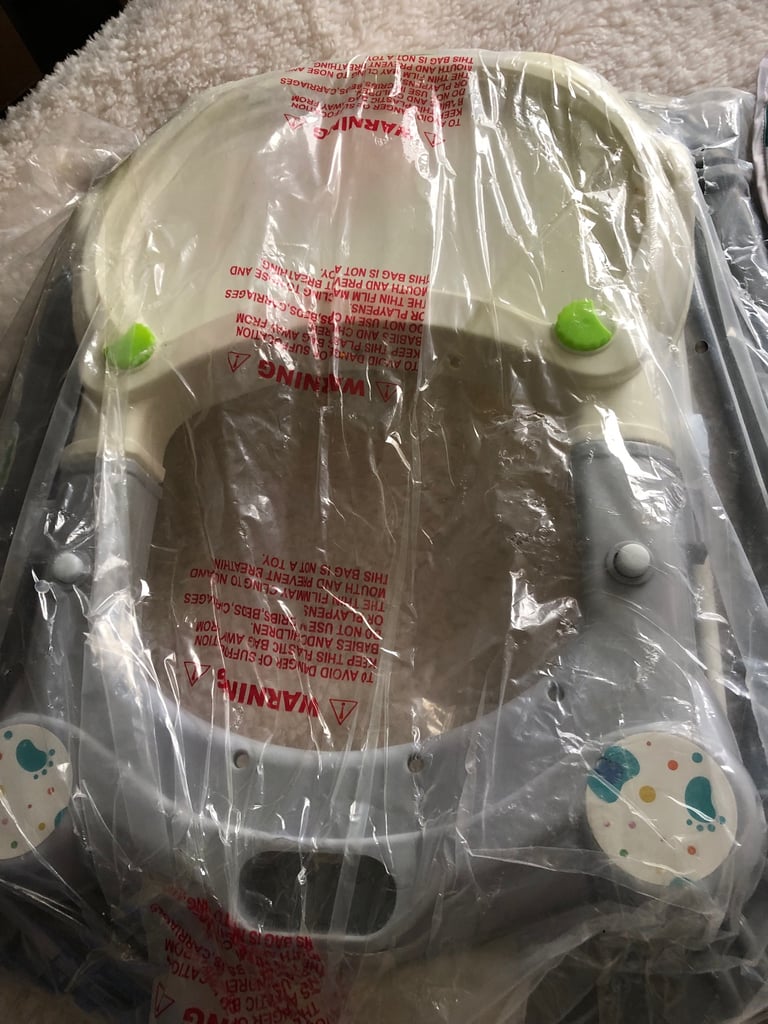 image for Baby walker with parent handle new