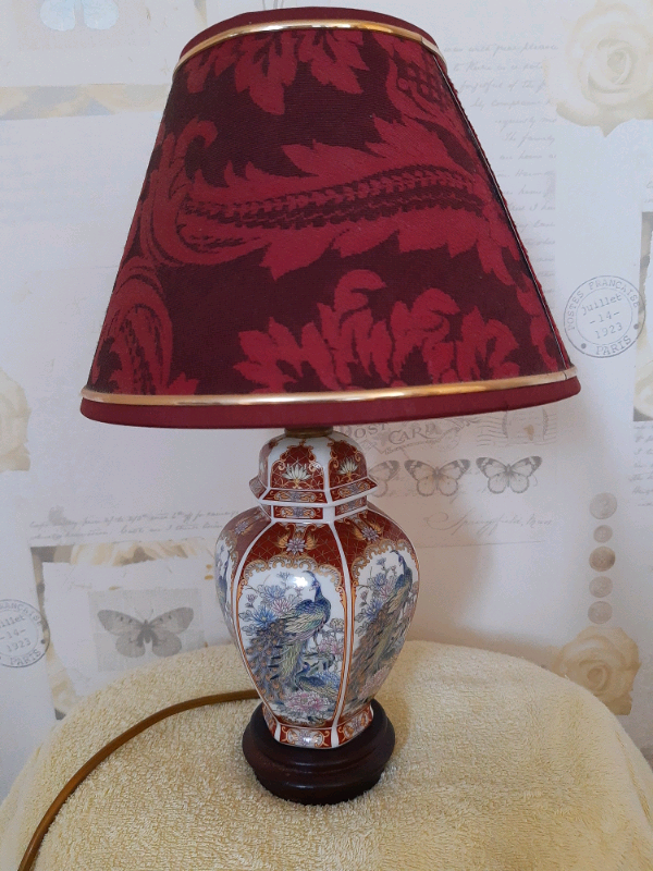 image for Small Oriental Style CeramicTable lamp