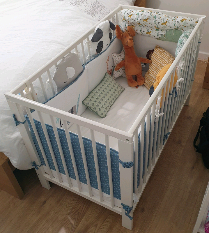 IKEA - GULLIVER, baby cot & SKÖNAST, foam mattress