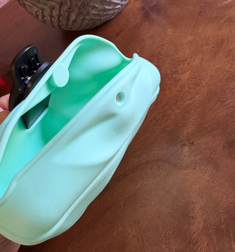 Green Silicone Dogs Treat Pouch